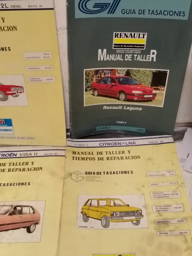9 Manuales de Taller Coches