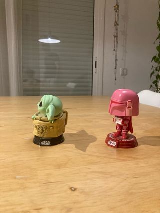 Funko Pop Star Wars Baby Yoda y Mandalorian