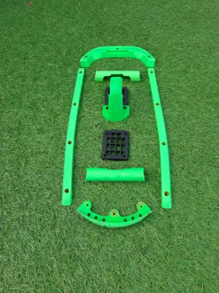 Protectores de patinaje verde