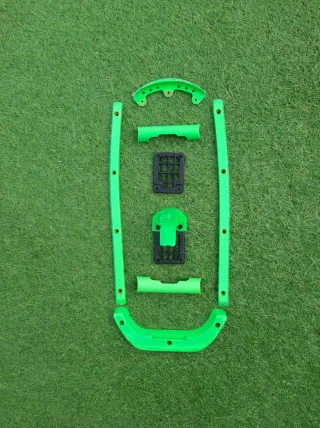 Protectores de patinaje verde