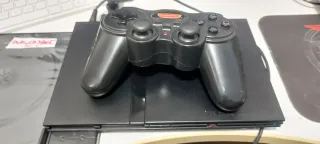Consola PS2 Slim Negra + Mando inalambrico