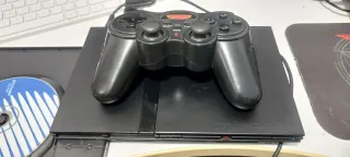 Consola PS2 Slim Negra + Mando inalambrico