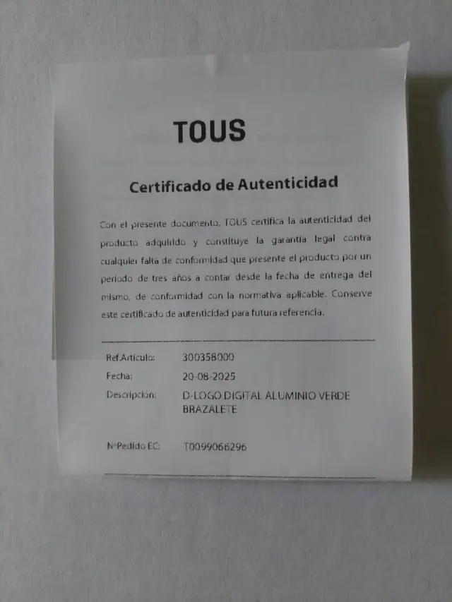 Reloj Tous Digital Verde