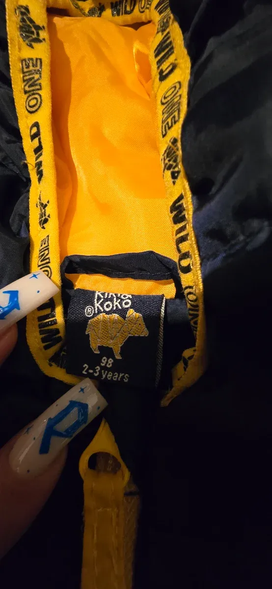 Casaco Kiko & Koko menino azul e amarelo