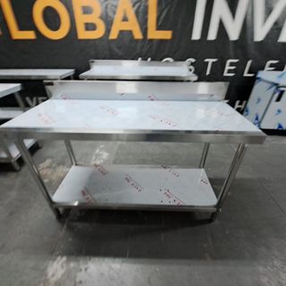 Mesa de trabajo mural acero inoxidable