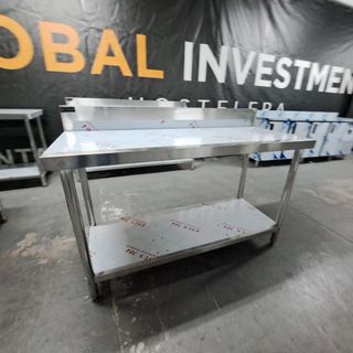 Mesa de trabajo mural acero inoxidable