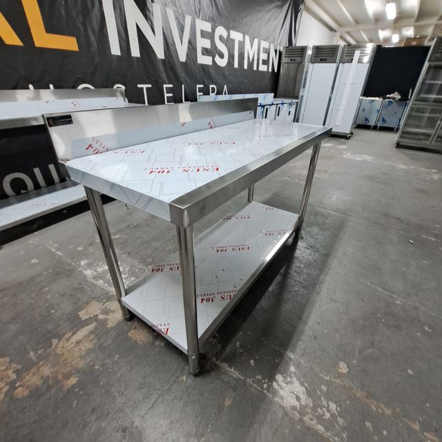 Mesa de trabajo mural acero inoxidable