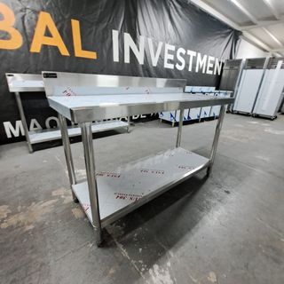 Mesa de trabajo mural acero inoxidable