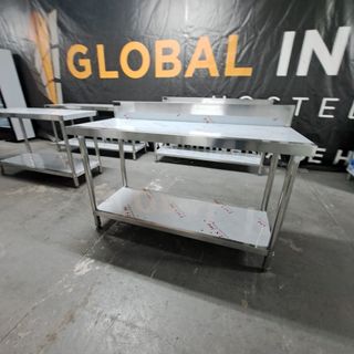 Mesa de trabajo mural acero inoxidable