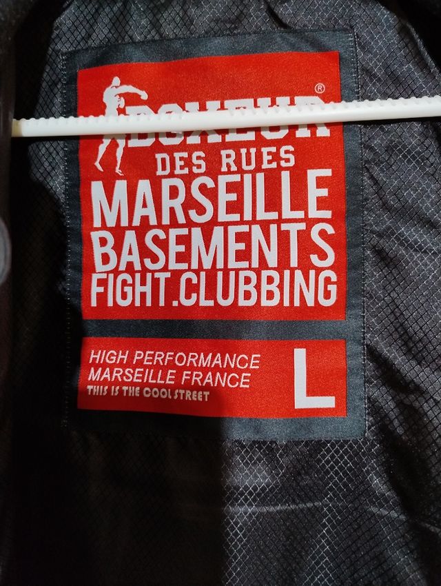 Chaqueta Boxeur Des Rues entretiempo negra