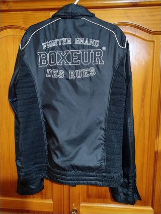 Chaqueta Boxeur Des Rues entretiempo negra