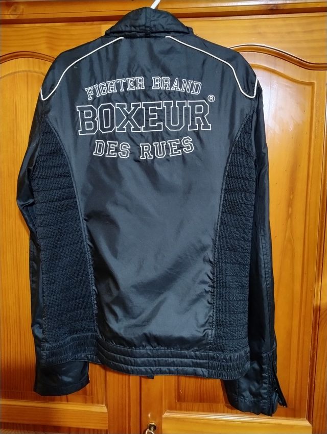 Chaqueta Boxeur Des Rues entretiempo negra