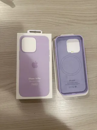 Cover iPhone 14 Pro Silicone Apple Viola