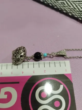 Catenina con ciondolo sardo Coccu e bottone