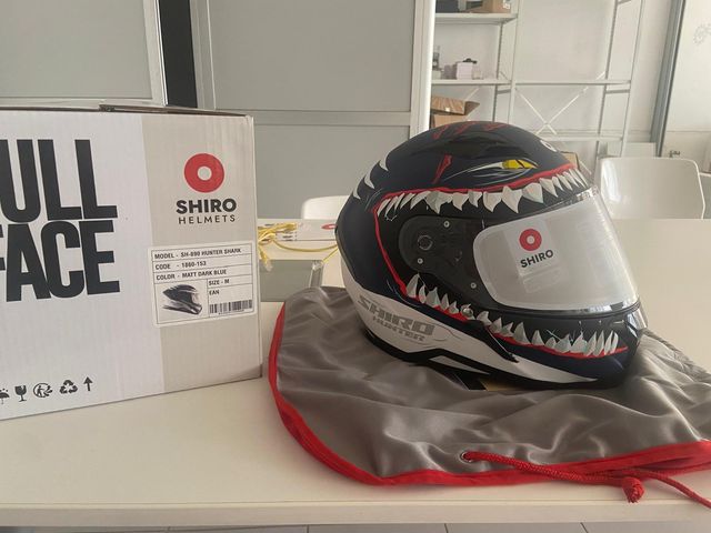 Casco integral SHIRO Hunter Shark Talla M