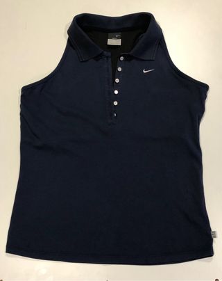 Polo sin mangas Nike DRI-FIT Azul Marino