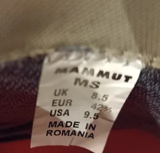 Botas de Montaña Mammut talla 42 ⅔