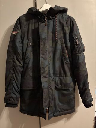 Abrigo camuflaje Superdry Talla S