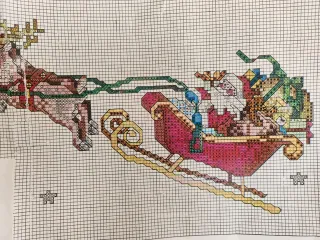 Esquema Punto de Cruz Navidad