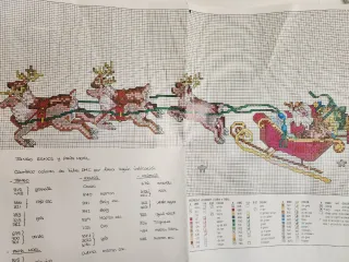 Esquema Punto de Cruz Navidad