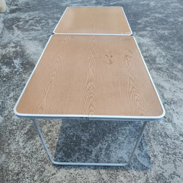 Mesa plegable madera y metal