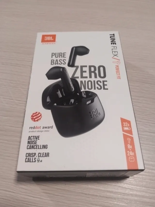 Fones de ouvido JBL TUNE Flex Pretos