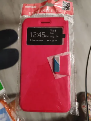 Custodia Huawei Y6 MOVIXOZ Rosa con finestra
