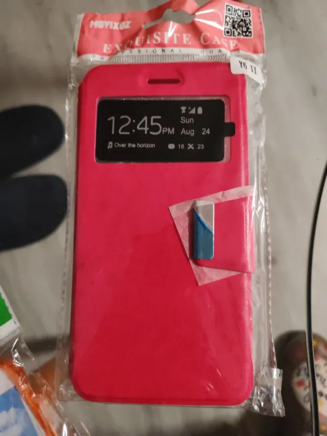 Funda Huawei Y6 MOVIXOZ Rosa con Ventana