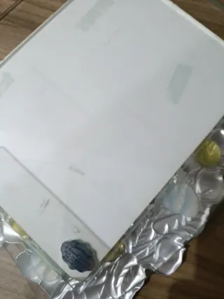 Cornice cristallo e argento decorata