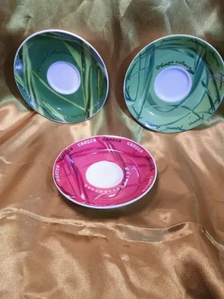 Set 3 Tazzine da Caffè con Piattini