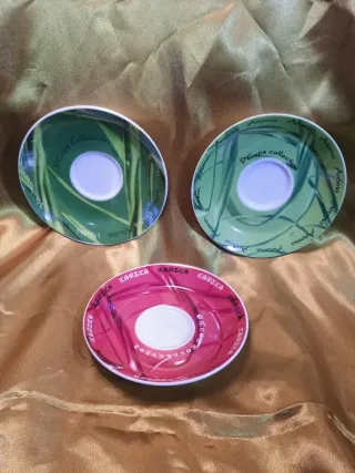 Set 3 Tazzine da Caffè con Piattini