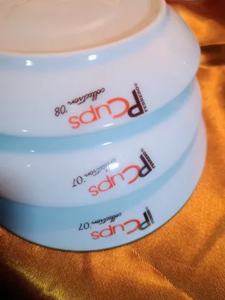 Set 3 Tazzine da Caffè con Piattini