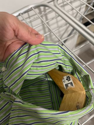 Camisa Pedro del Hierro verde rayas