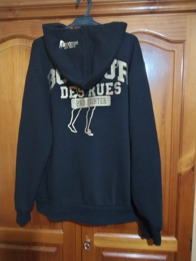 Sudadera Boxeur Des Rues Negra Dorada