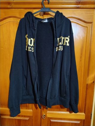 Sudadera Boxeur Des Rues Negra Dorada