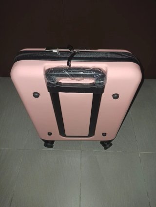 Maleta Cabina Rendcqin ABS Rosa "extensible".