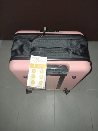 Maleta Cabina Rendcqin ABS Rosa "extensible".