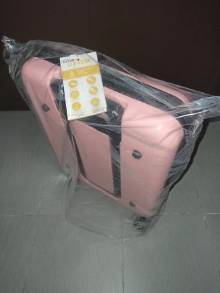 Maleta Cabina Rendcqin ABS Rosa "extensible".