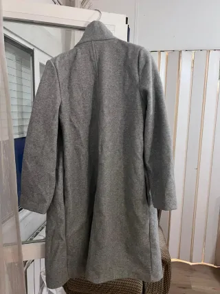 Gabardina Zara Gris Talla L