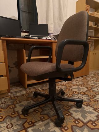 Conjunto Escritorio, Silla, Cajonera y Estantería