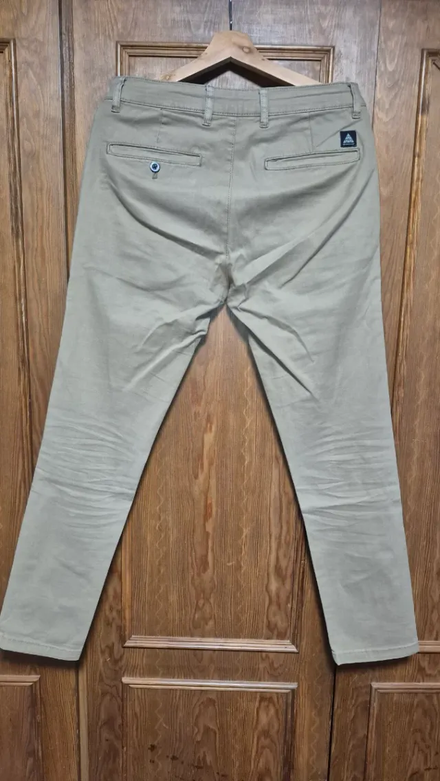 Pantalón Chino Zara Talla 38 Beige