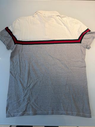 Polo Gucci Talla XL Rayas y Logo