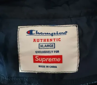 Chaqueta Supreme Azul y Blanca