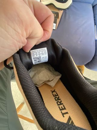 Zapatillas Adidas Terrex Beige/Naranja Talla 36.5