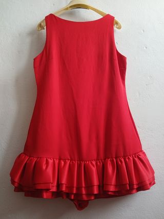 Mini abito size M rosso