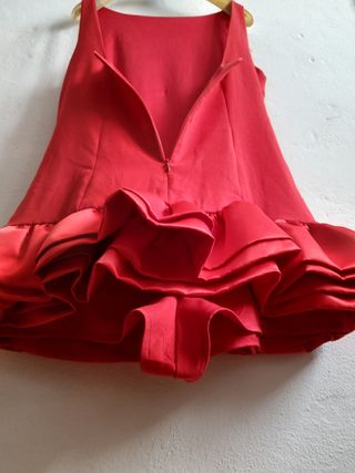 Mini abito size M rosso
