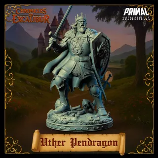 Figura Uther Pendragon Chronicles of Excalibur