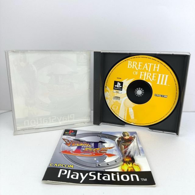 Breath of Fire III PS1 Capcom PlayStation 1 pal fr