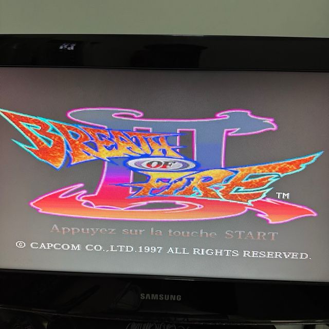 Breath of Fire III PS1 Capcom PlayStation 1 pal fr