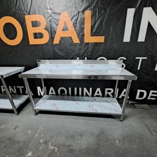 Mesa de trabajo acero inoxidable mural